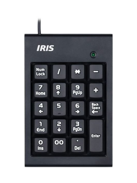 IRIS B-15 USB numerikus billentyűzet Black