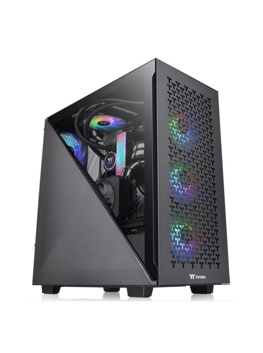 Thermaltake Divider 300 TG Air Tempered Glass Black