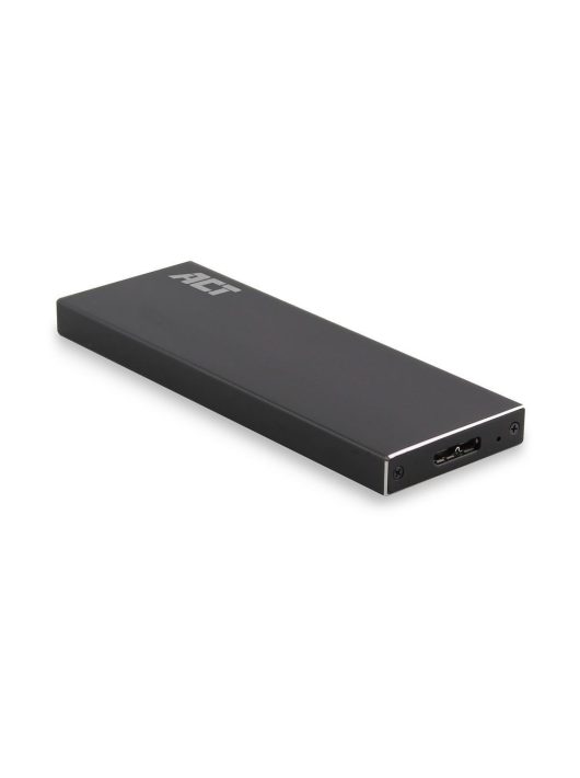 ACT AC1600 USB3.2 M.2 SATA SSD Enclosure Aluminium Design Black