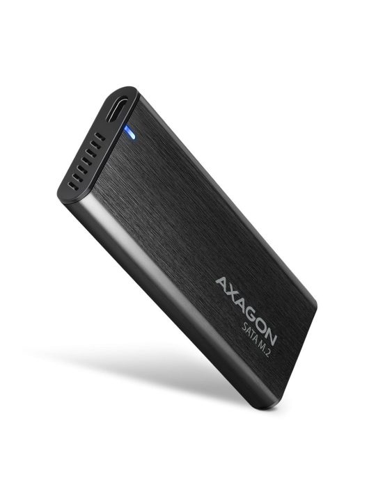 AXAGON EEM2-SBC SuperSpeed+ USB-C - M.2 SATA SSD RAW Box Black