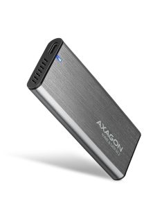   AXAGON EEM2-SG2 SuperSpeed+ USB-C - M.2 NVMe & SATA SSD RAW box Grey