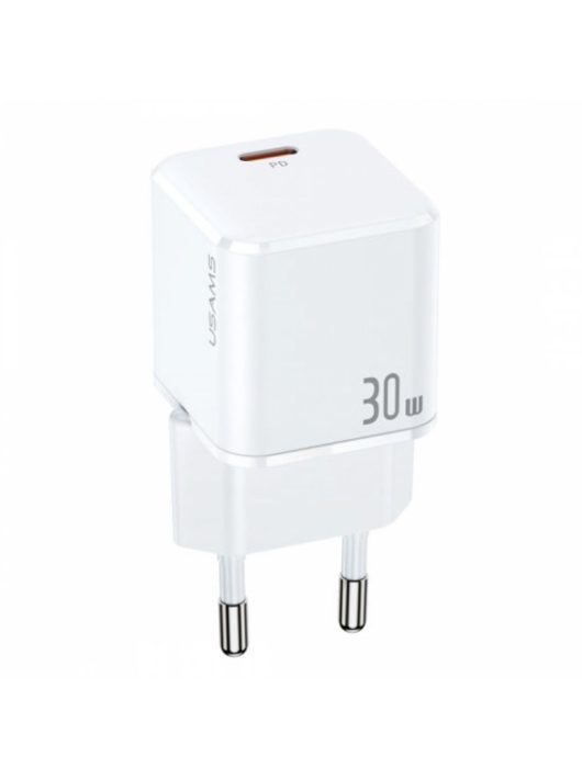 Usams T45 30W Super Si Mini PD Fast Charger White