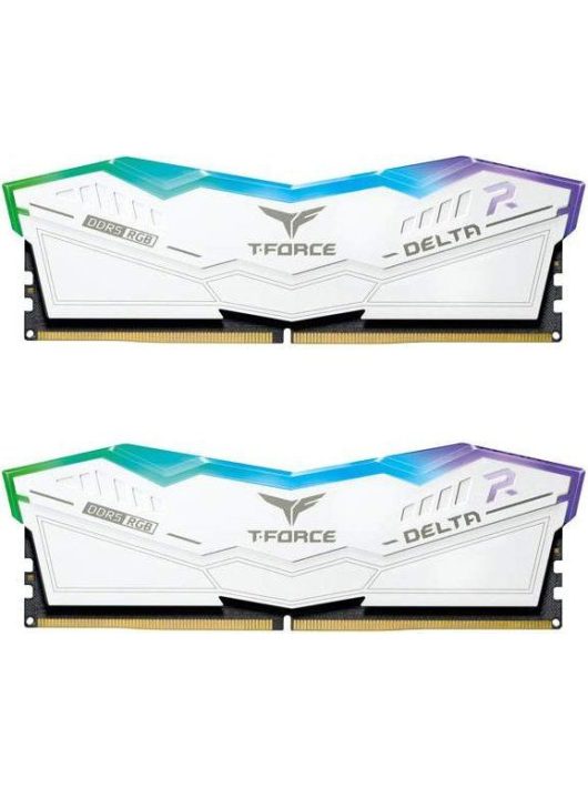 TeamGroup 32GB DDR5 6200MHz Kit(2x16GB) Delta RGB White