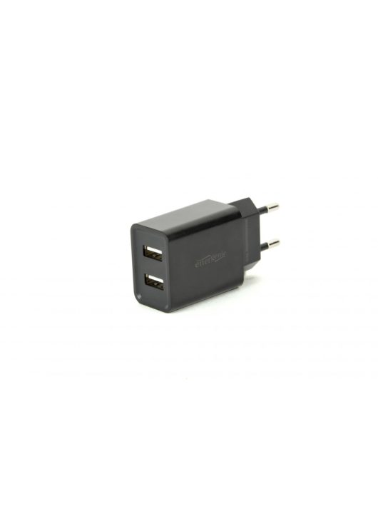 Gembird EG-U2C2A-03-BK 2-Port Universal USB Charger 2.1A Black