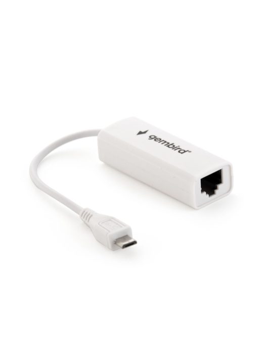 Gembird NIC-MU2-01 microUSB 2.0 LAN Adapter for mobile devices White