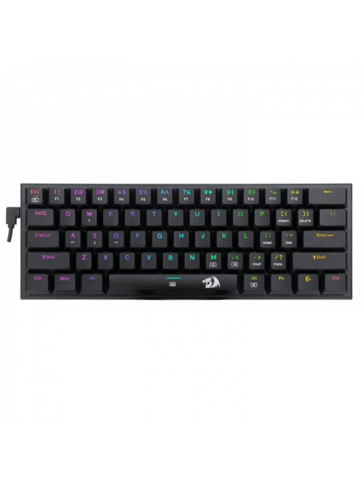 Redragon Anivia, wired mechanical keyboard,RGB, brown switch Black HU