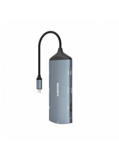 Canyon CNS-TDS15 8-in-1 USB Type-C Multiport Hub Dark Gray