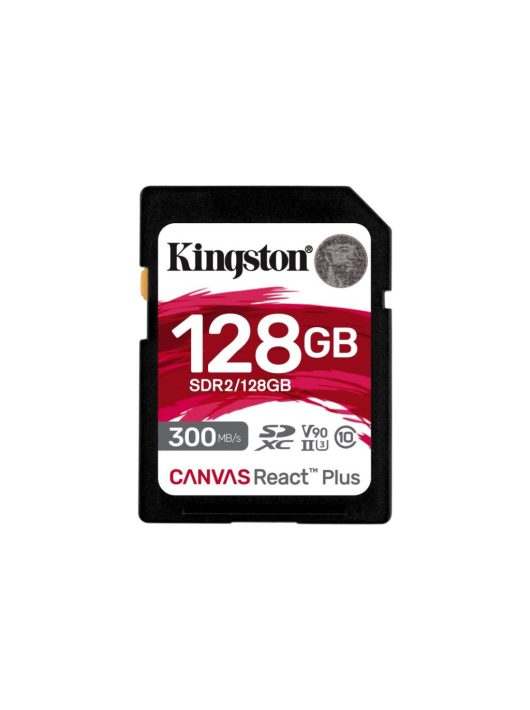 Kingston 128GB SDXC Class10 UHS-II U3 V90 Canvas React Plus 