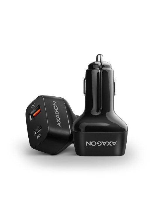 AXAGON PWC-PQ38 PD & QC Car Charger 38W Black