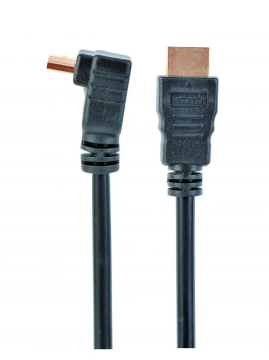 Gembird CC-HDMI490-6 High speed 90 degrees male to straight male connectors cable 19 pins gold-plated connectors m bulk package