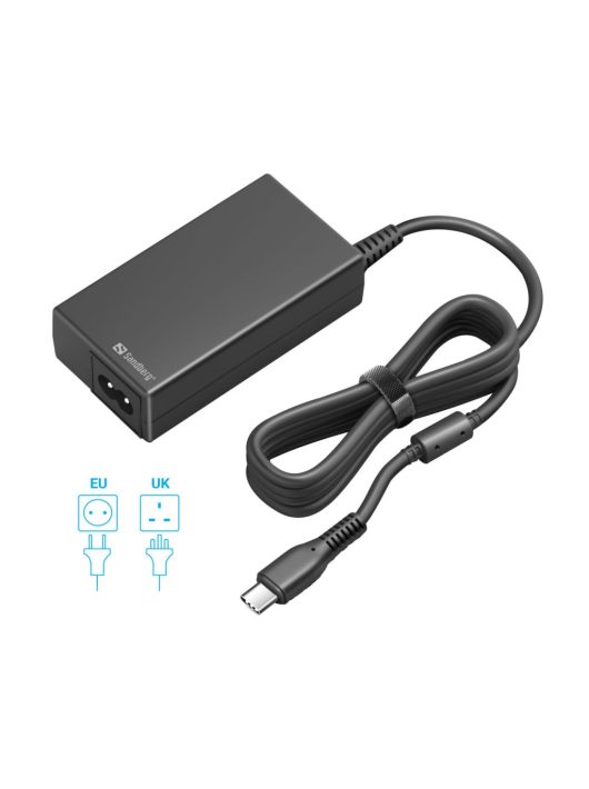 Sandberg USB-C AC Charger PD65W EU+UK