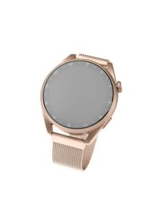 FIXED Mesh szíj Smatwatch 22mm széles, rose gold