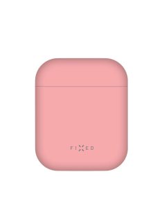   FIXED Ultravékony szilikon tok Silky Apple Airpods 1 és 2.-höz, pink