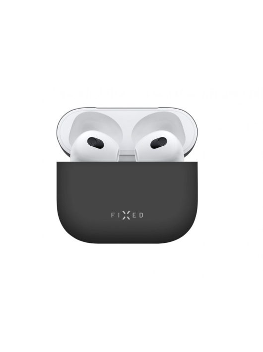 FIXED Silky szilikon tartótok az Apple Airpods 3-hoz, fekete