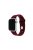 FIXED Szilikon szíj Apple Watch 38/40/41 mm, burgundy Piros