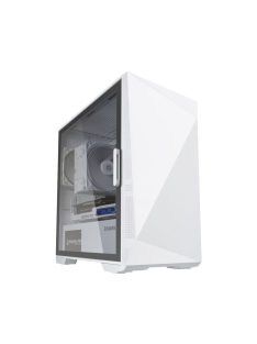 Zalman Z1 Iceberg Tempered Glass White