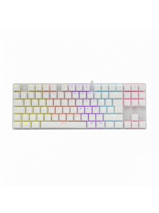 White Shark GK-2106W Commandos Blue Switch Mechanical Gaming Keyboard White HU