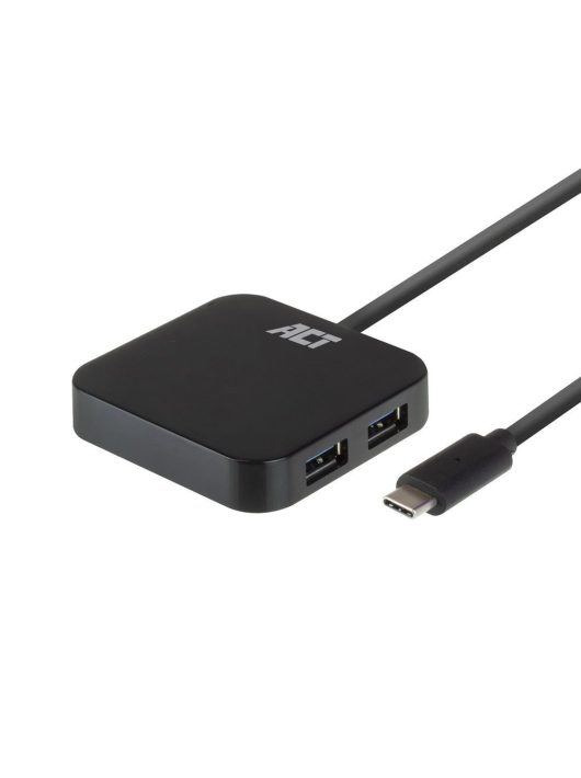 ACT AC6410 USB-C Hub 4 port with power supply