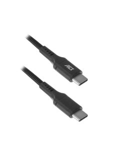 ACT AC3096 USB 2.0 connection cable C male - C male 1m Black