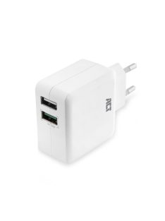   ACT AC2125 2-Port USB Charger 30W including 1 Quick Charge 3.0 port White