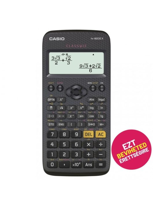 Casio FX-82CE X Tudományos számológép Black