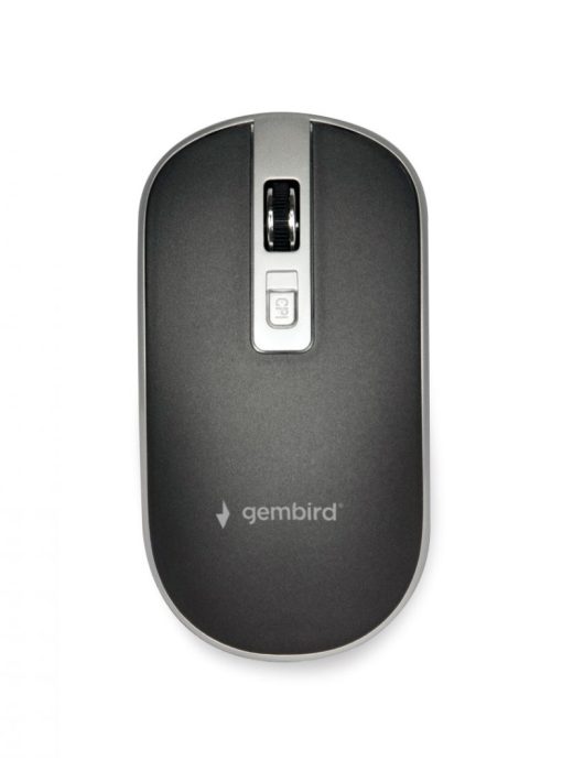 Gembird MUS-4B-06-BS Optical mouse Black/Silver