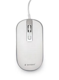 Gembird MUS-4B-06-WS Optical mouse White/Silver