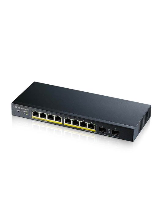 ZyXEL GS1900-10HP-EU0102F 10x1000Mbps Smart Menedzselhető PoE Switch