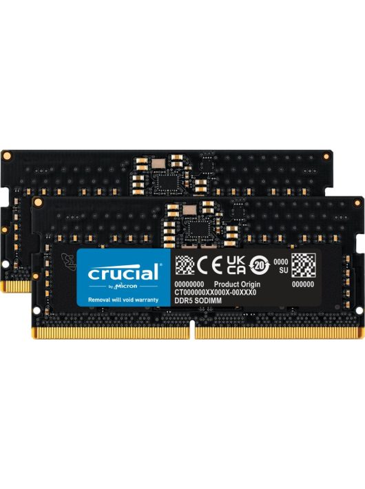 Crucial 16GB DDR5 4800MHz Kit(2x8GB) SODIMM