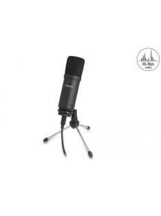 DeLock Professional USB Condenser Microphone Black