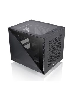 Thermaltake Divider 200 TG Air Tempered Glass Black