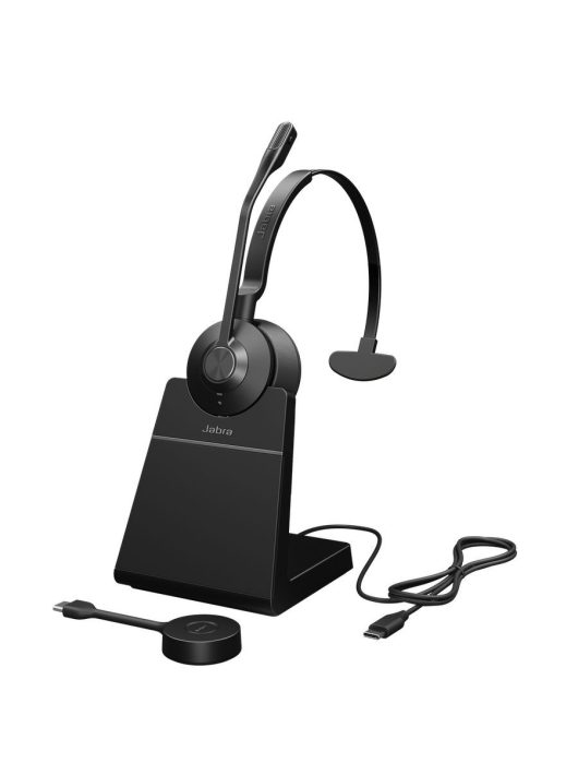 Jabra Engage 55 UC Mono Headset + Charging Stand Black