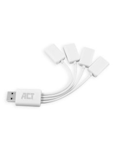 ACT AC6210 USB 2.0 4-Port Hub White