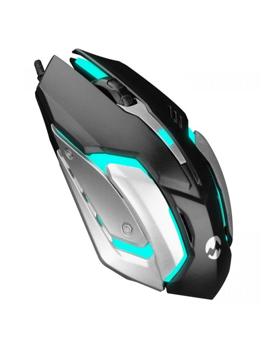 Everest SM-G72 RGB Gaming Optical Mouse Black/Silver