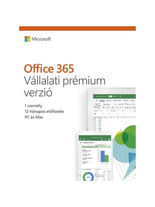 Microsoft Office 365 Business 1 Felhasználó 5 Eszköz 1 Év HUN Online Licence