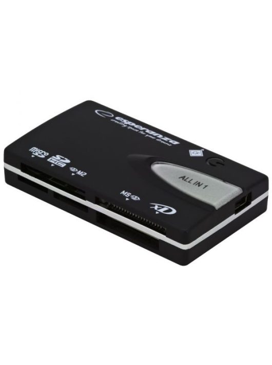 Esperanza EA129 All-In-One USB Card Reader Black