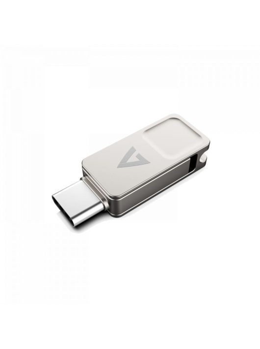 V7 64GB Flash Drive USB3.2 + Type-C Silver