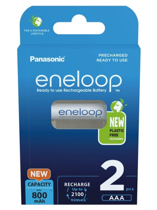 Eneloop 800mAh AAA Ni-MH akkumulátor 2db/csomag