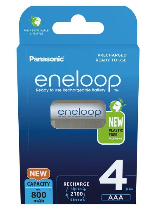 Eneloop 800mAh AAA Ni-MH akkumulátor 4db/csomag