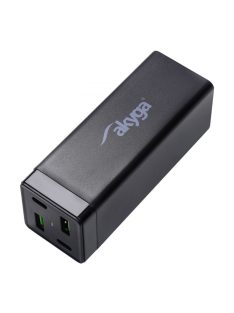   Akyga AK-CH-17 USB töltő 2x USB-A + 2x USB-C PD 5-20V / max 3.25A 65W Quick Charge Black