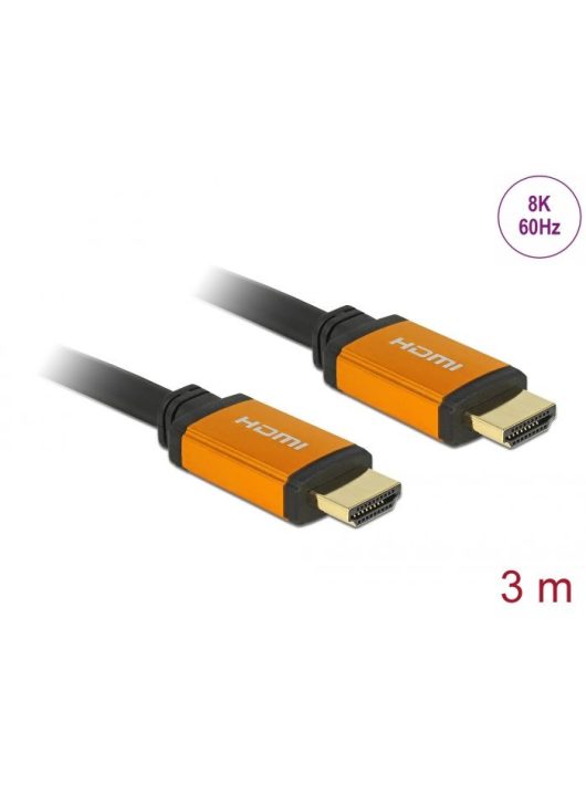 DeLock High Speed HDMI Cable 48 Gbps 8K 60Hz 3m Black