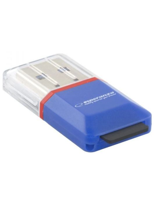 Esperanza EA134 MicroSD Card Reader Blue