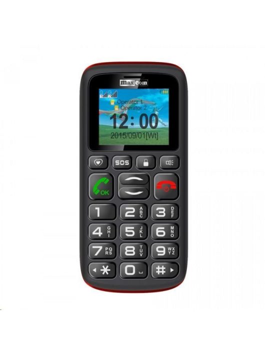 Maxcom MM428BB DualSIM Black/Red