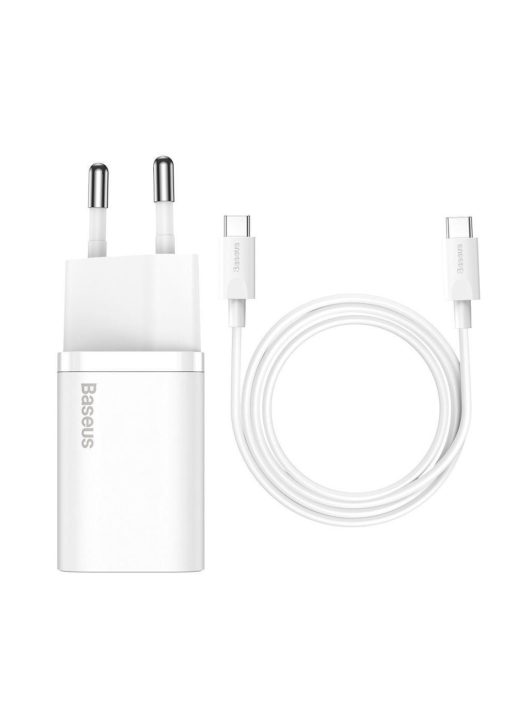 Baseus TZCCSUP-L02 Super Si 1C gyorstöltő adapter 1m White