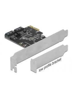   DeLock 2 port SATA PCI Express Card - Low Profile Form Factor