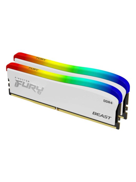 Kingston 16GB DDR4 3200MHz Kit(2x8GB) Fury Beast RGB SE White