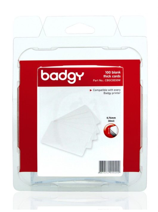 Badgy Evolis CBGC0030W 100Db PVC Kártya