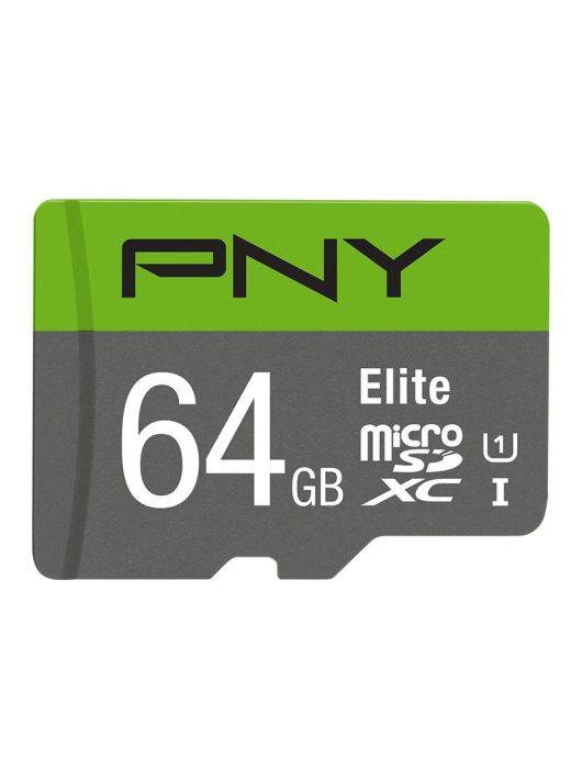 PNY 64GB microSDXC Elite Class 10 UHS-I + adapterrel