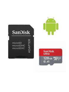   Sandisk 128GB microSDXC Ultra Class 10 UHS-I A1 (Android) + adapterrel