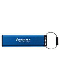 Kingston 64GB IronKey Keypad 200 USB3.2 Blue